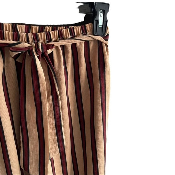 MAVERICK Stripes Wide Leg summer Pants Size Small - Picture 4 of 10